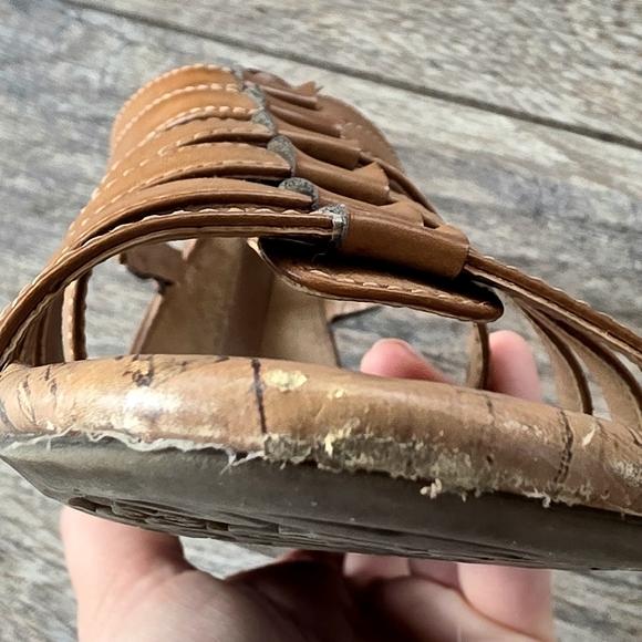 Baretraps Small Wedge Heeled Gladiator Sandals Shoes Sz 6 Womens - Picture 6 of 7